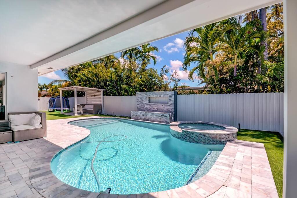 Miami Luxury House W Heated Pool & Jacuzzi Exterior foto