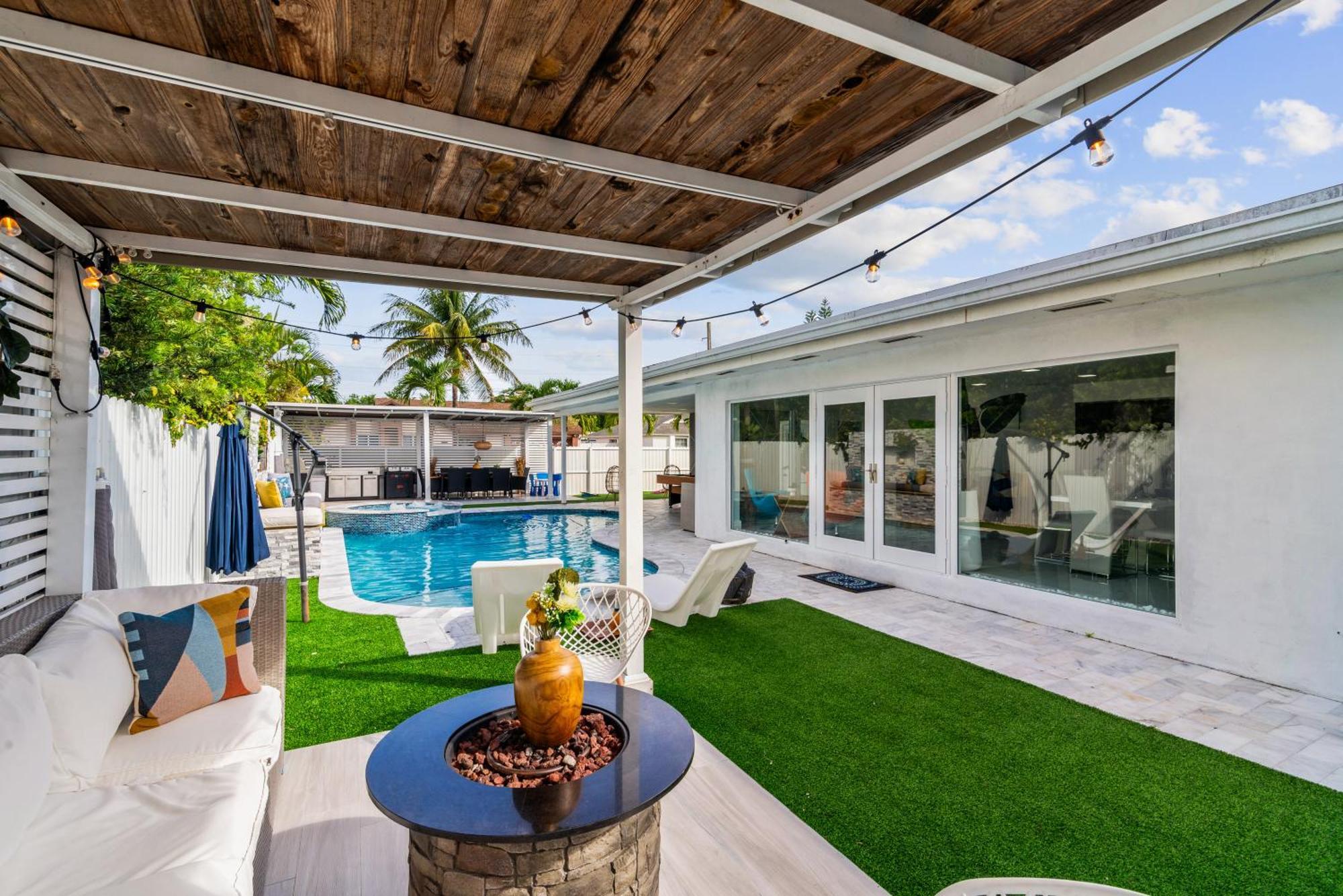 Miami Luxury House W Heated Pool & Jacuzzi Exterior foto