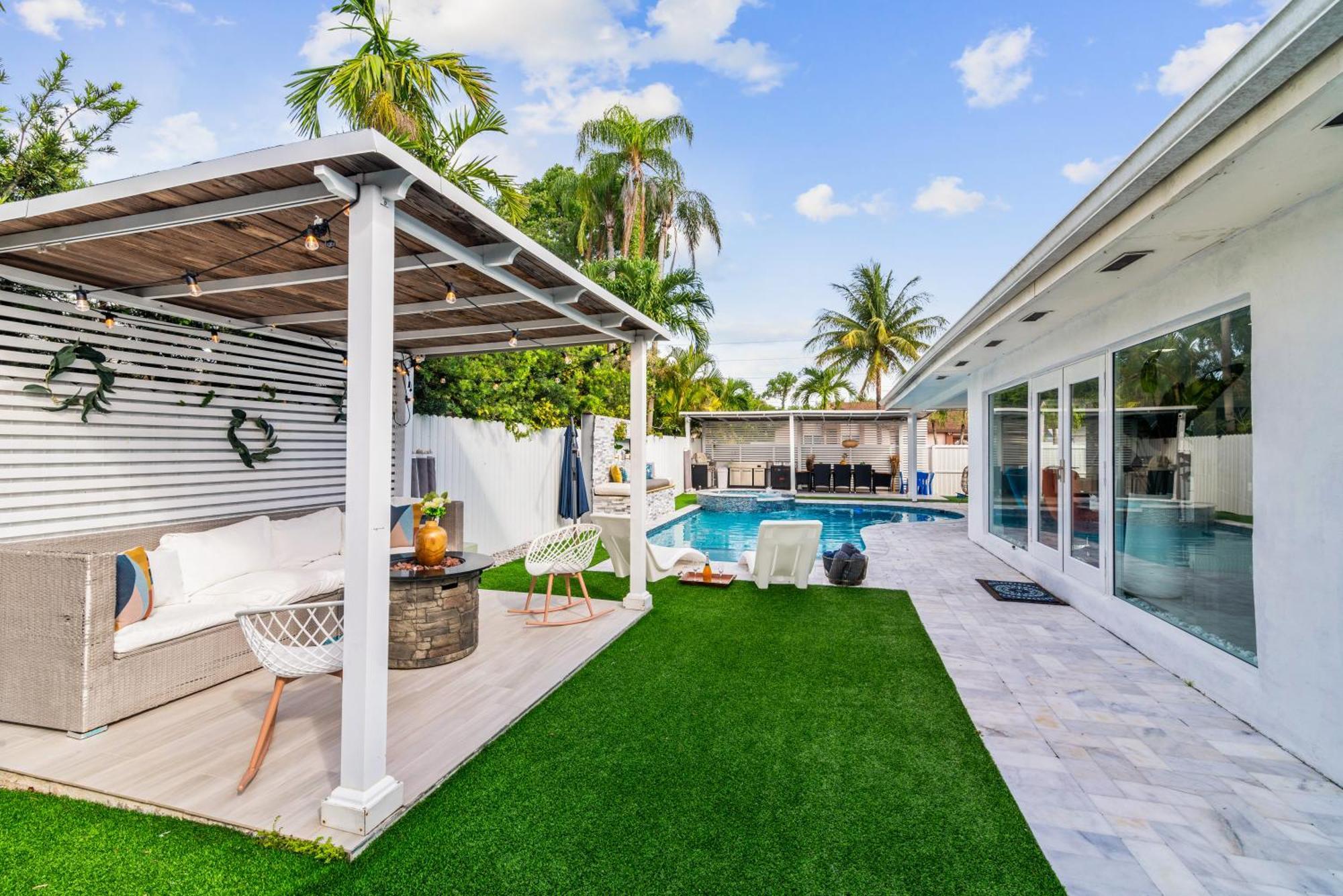 Miami Luxury House W Heated Pool & Jacuzzi Exterior foto