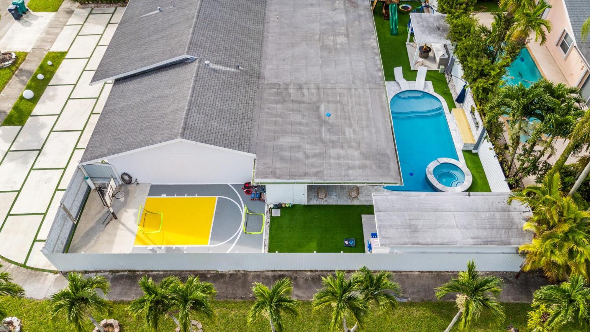 Miami Luxury House W Heated Pool & Jacuzzi Exterior foto
