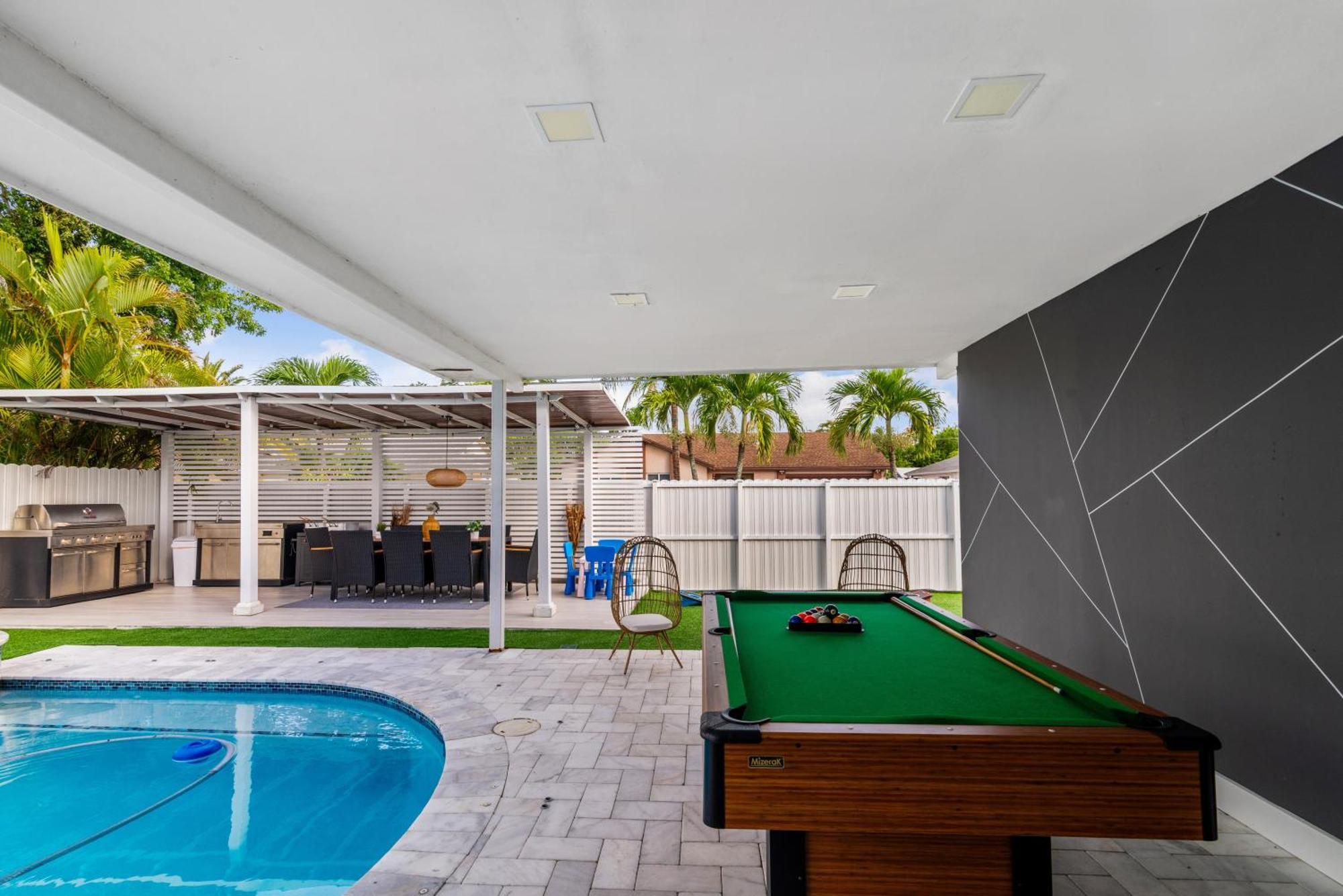 Miami Luxury House W Heated Pool & Jacuzzi Exterior foto